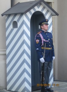 プラハ城の衛兵